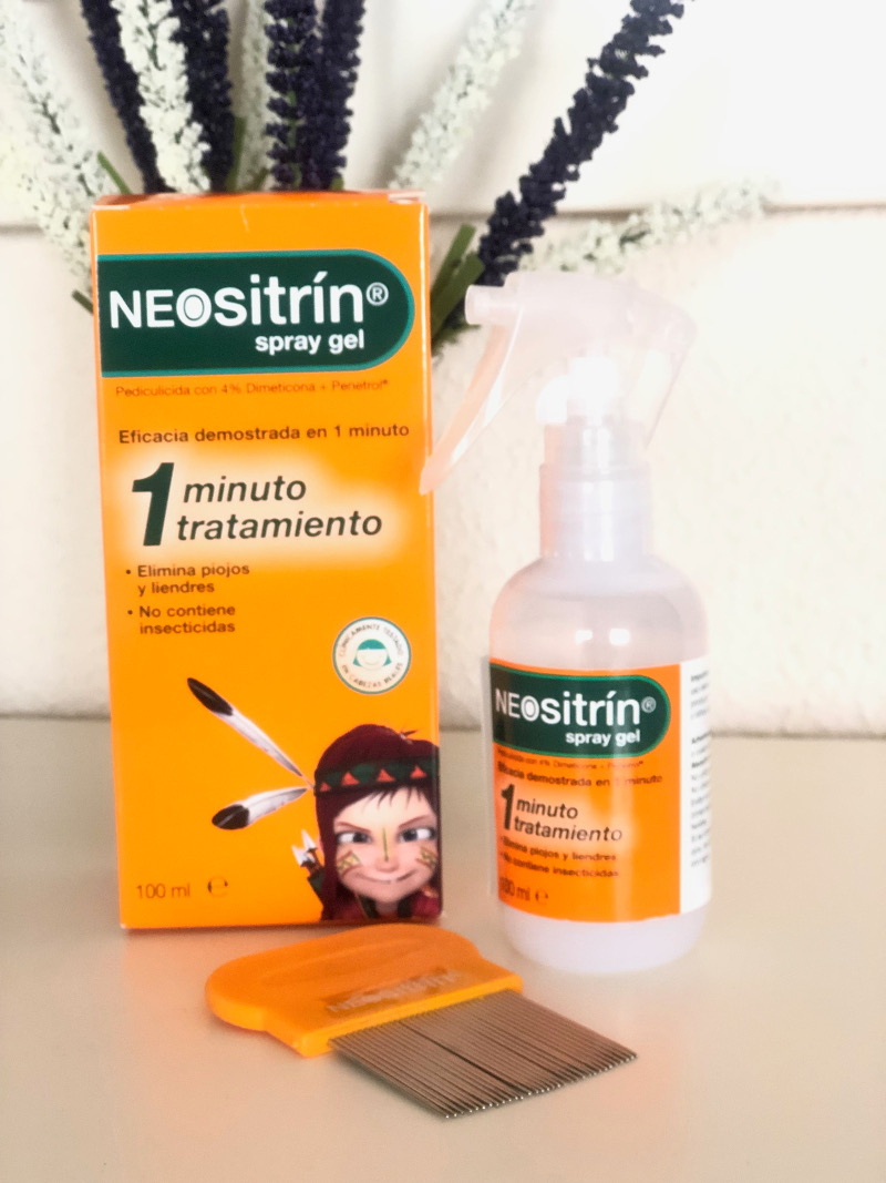 Spray Neositrín Elimina Piojos y Liendres en 1 Minuto – 100ml